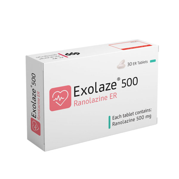 اگزولیز 500 (رانولازین 500)
