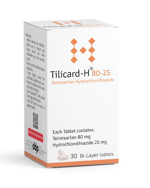 تیلیکارد-اِچ (Telmisartan/Hydrochlorothiazide) ®